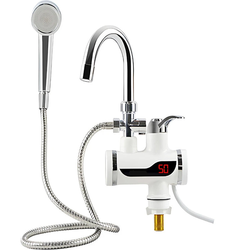 Geyser Tap with Digital Display & Shower