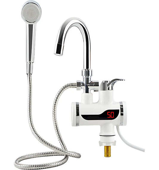 Geyser Tap with Digital Display & Shower