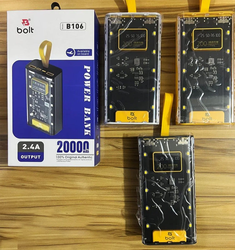 Bolt B106 20000mAh Super Fast Charging Power Bank