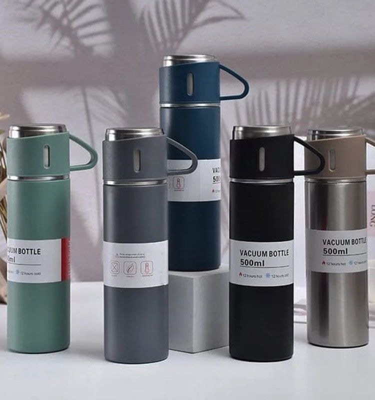 Thermo Wave 3 in 1 Stainless Steel Vacuum Bottle