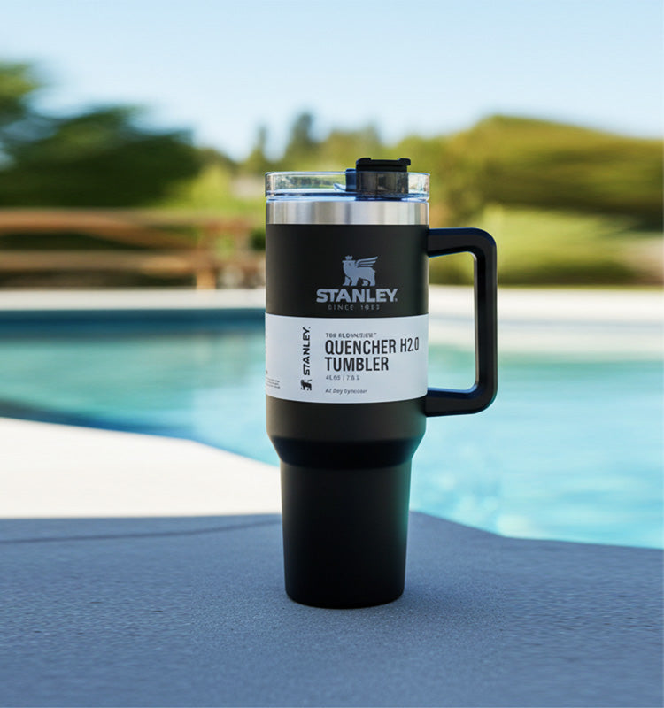 Stainless Steel Tumbler with Straw 40oz